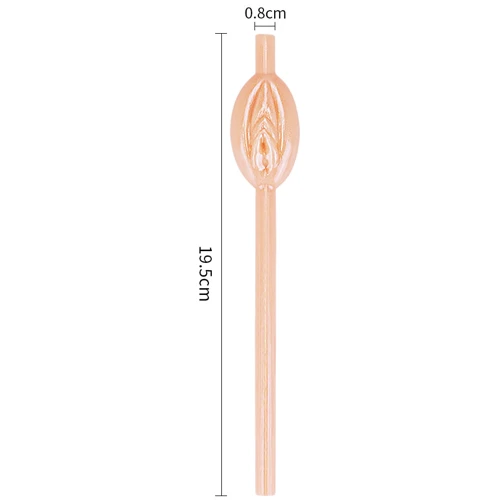 Трубочки LoveToy Original Pussy Straws Flesh, 9 шт фото 5