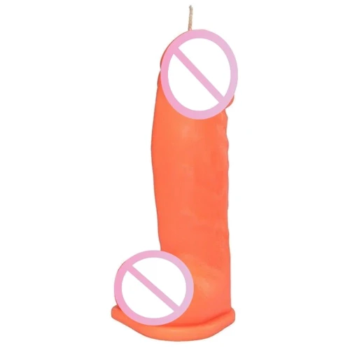 Свічка LOVE FLAME - Dildo L ORANGE Fluor, CPS01-ORANGE