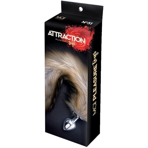 Анальная пробка MAI Attraction Toys №51 Лисий Хвост: Для кого Унисекс