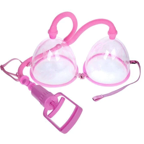 Подвійна вакуумна помпа для грудей Breast Pump, BI-014091-1: Матеріал пластик