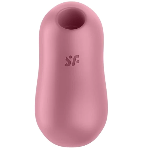 Вакуумний стимулятор із вібрацією Satisfyer Cotton Candy Light Red: Тип управління кнопкове