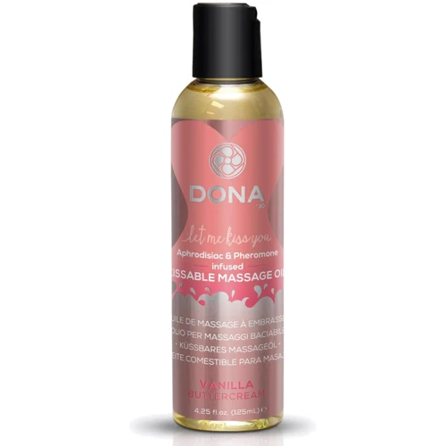 Массажное масло DONA Kissable Massage Oil Vanilla Buttercream (110 мл)