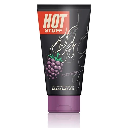 Vассажное масло Topco Sales Hot Stuff Warming Oil Blackberry с ароматом ежевики, 177 мл