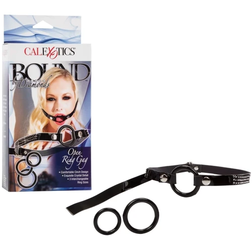 Кляп кольцо CalExotics Bound By Diamonds Open Ring Gag: Для кого Унисекс