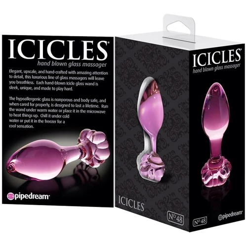 Анальная пробка Icicles No.48, 7.5x3 см: Для кого Унисекс