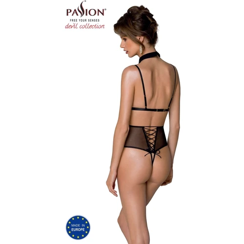 Боди Passion DOMINICA BODY beige/black L/XL: Материал Вискоза