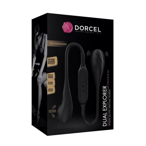 Вибратор на гибкой сцепке со стимуляцией пальчиком Dorcel DUAL EXPLORER фото 9