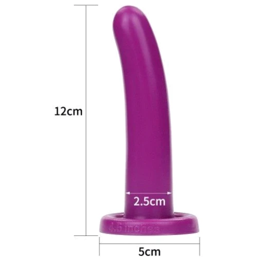Фаллоимитатор LoveToy Holy Dong Small 4.5" Purple: Наличие вибрации Нет