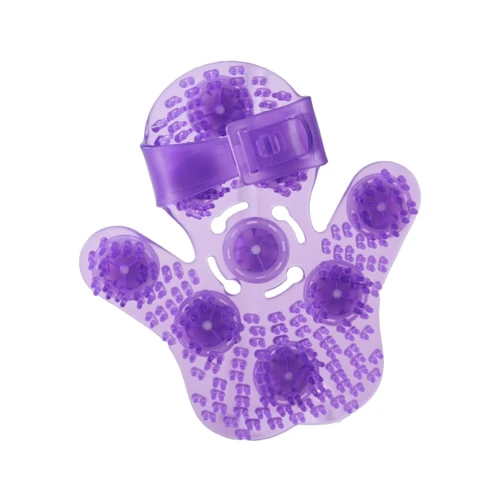 Simple & True Roller Balls Massager перчатка для массажа, пурпурный: Материал ПВХ