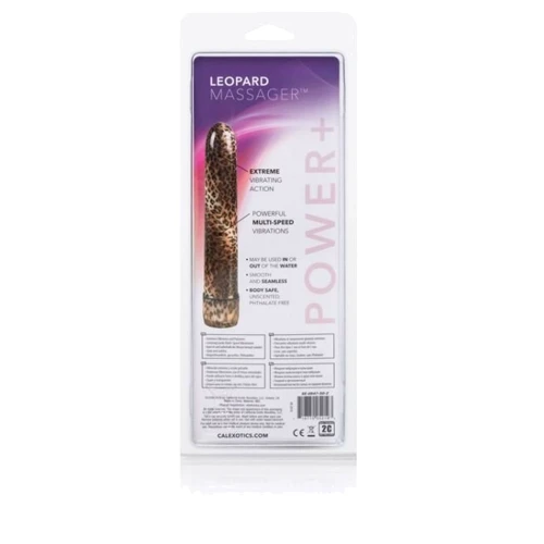 CalExotics Leopard Massager пластиковый вибратор, 17x3 см, Leopard: Назначение Вагинальные