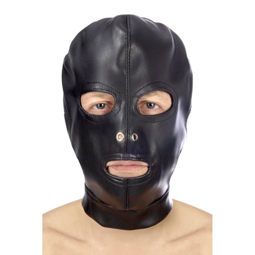 Шлем БДСМ Fetish Tentation Open mouth and eyes BDSM hood