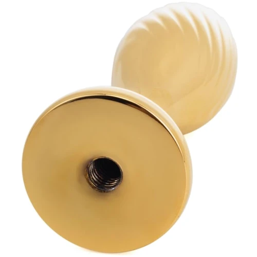 Анальная пробка Кроличий хвост LOCKINK Sevanda White Bunny-Tail Anal Pear-shape Plug фото 6