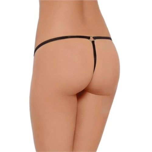 Женские стринги SoftLine String 2307, S/L (black): Вид Трусы