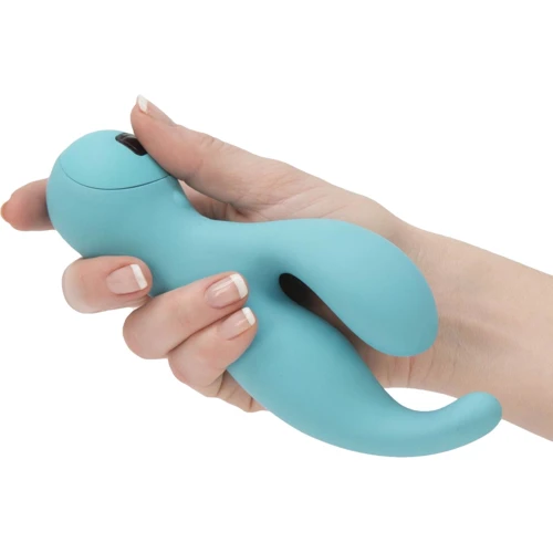 Вібратор з сенсорним управлінням Touch by SWAN - Solo Teal: Довжина, см 17.3