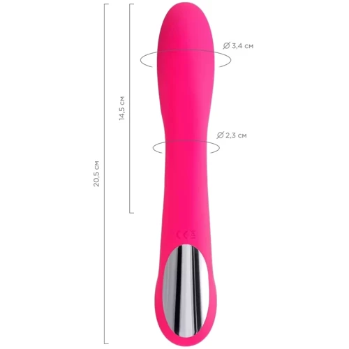 Вібратор для точки G із сенсорним керуванням Toyfa JOS Twig Pink: Тип і форма Вібромасажер