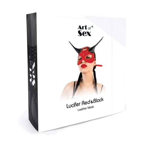 Кожаная маска Art of Sex - Lucifer Red&Black: Для кого Унисекс