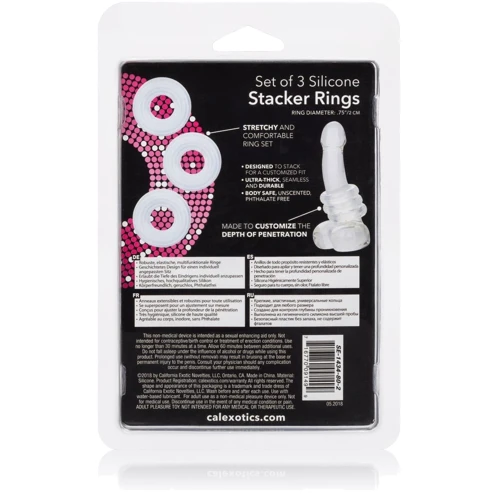 California Exotic Novelties 3 Stacker Rings набор эрекционных колец: Производитель California Exotic Novelties