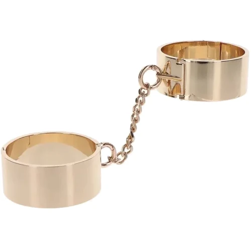 Наручники металлические Taboom Slave Wrist Cuffs (золотой): Цвет золотой