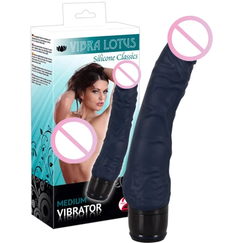 Реалистичный вибратор Orion Vibra Lotus Penis Grey Vibrator