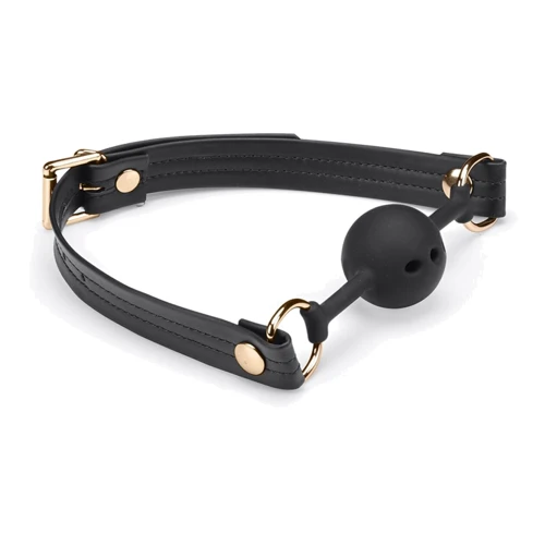 Кляп Liebe Seele Black Organosilicon Ball Gag