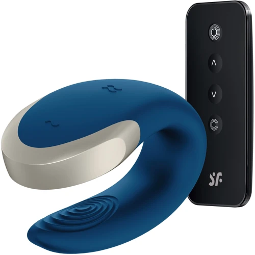 Смарт-вібратор для пар Satisfyer Double Love (Blue)