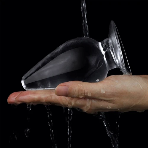 Анальная пробка LoveToy Flawless Clear Anal Plug 4.5'': Материал TPE