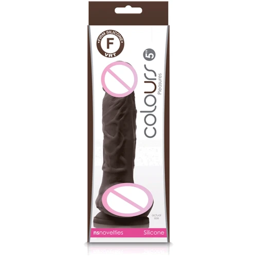Фаллоимитатор Ns Novelties Colours Pleasures 5 Inch (коричневый): Назначение Вагинальные