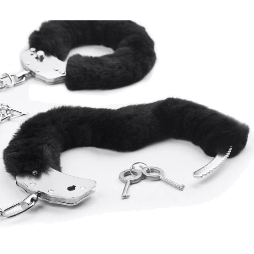 Оковы LOVETOY Fluffy Leg Cuffs, Black: Для кого Унисекс