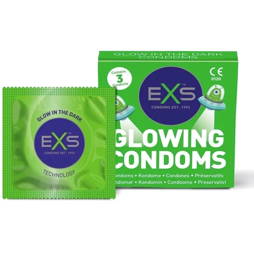 Презерватив, що світиться у темряві EXS Glowing Condom, 1 шт