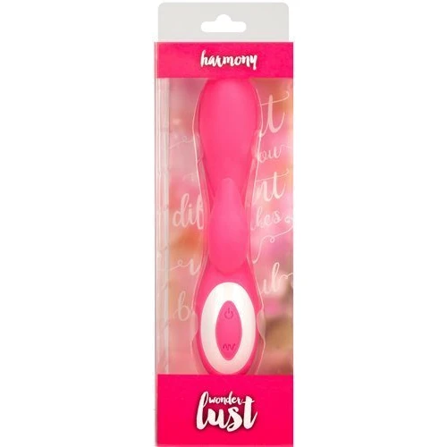 BMS Factory Harmony Pink Wonder Lust вибратор-кролик, 12.5x2.5 см, розовый: Тип и форма Кролики, Вибромассажер