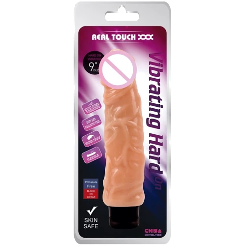 Вибратор CHISA Real Touch XXX Vibrating Hard 9" Flesh: Назначение Вагинальные