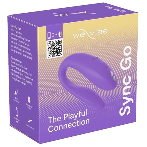 Смарт-вібратор для пар We-Vibe Sync GO Light Purple: Тип і форма Вібромасажер