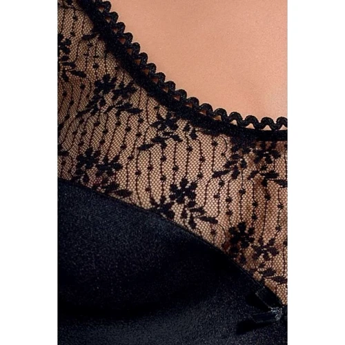 Эротический пеньюар Passion PETRA CHEMISE black XXL/XXXL: Применение На тело