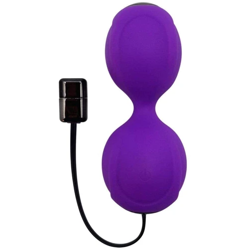Вагинальные шарики с вибрацией Adrien Lastic Kegel Vibe Purple