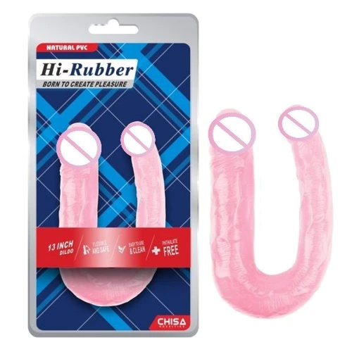 Фаллоимитатор двойной CHISA 13 Inch Dildo Pink: Назначение Для двойного проникновения
