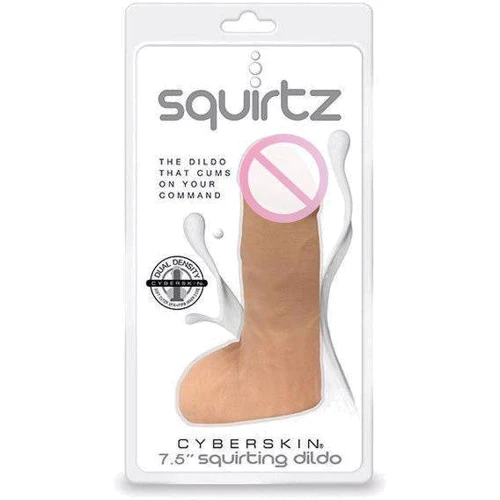 Фаллоимитатор Squirtz CyberSkin 7.5 15x5.1 см