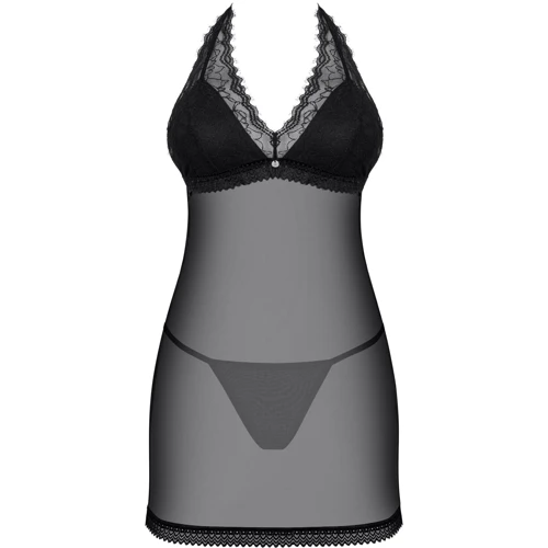 Пеньюар Obsessive Medilla chemise & thong XL/2XL: Применение На тело