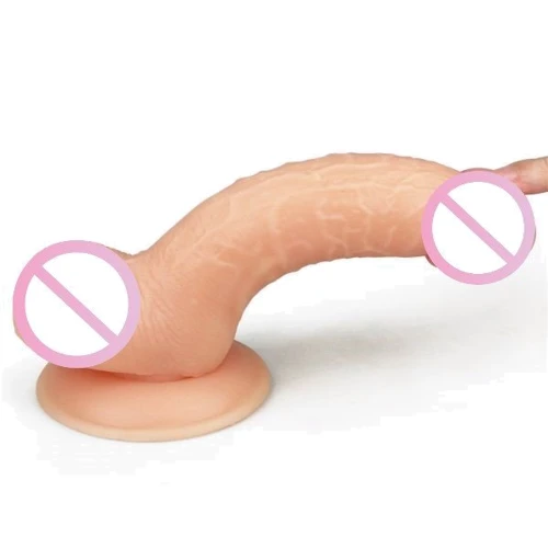 Фалоімітатор Lovetoy 7" The Ultra Soft Dude, Flesh: Наявність вібрації  Нет