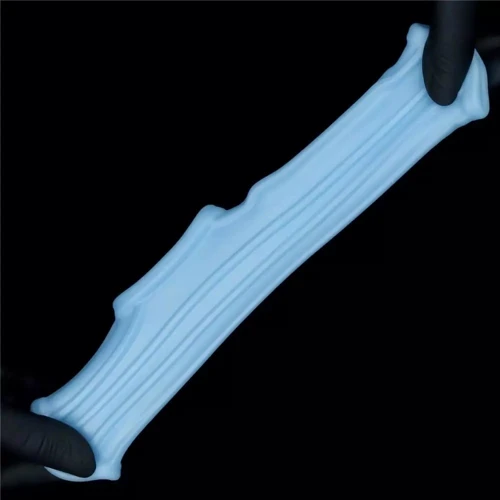 Насадка на член LoveToy Knights Ring Vibrating Ridge With Scrotum Sleeve Blue: Особенности С пупырышками, С кольцом на мошонку, Открытая