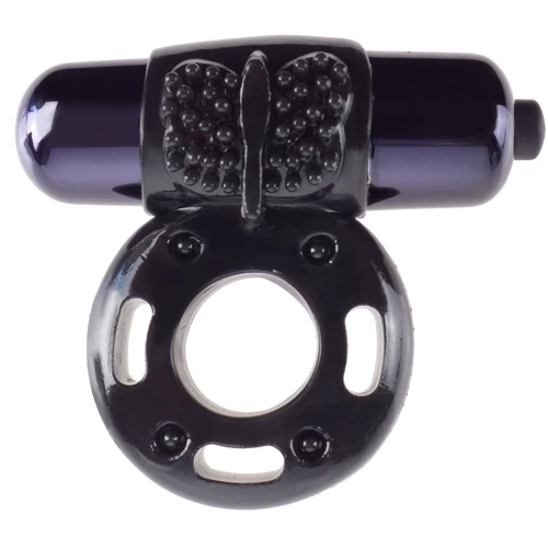 Ерекційне вібро кільце Vibrating Super Ring Black