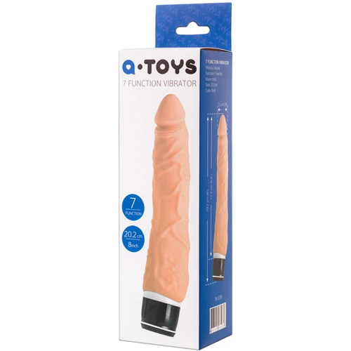 Вибратор Toyfa A-Toys 7-Function Vibrator Flesh: Тип и форма В виде члена