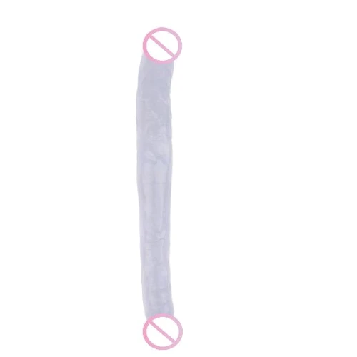 Двухсторонний фаллоимитатор CHISA 17.8 Inch Dildo Clear