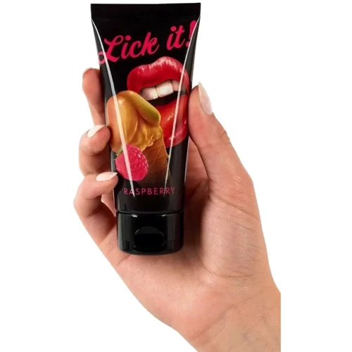 Лубрикант оральний Lick-it Raspberry, 100 мл: Тип Оральні