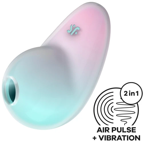 Вакуумний вібратор Satisfyer Pixie Dust Mint/Pink