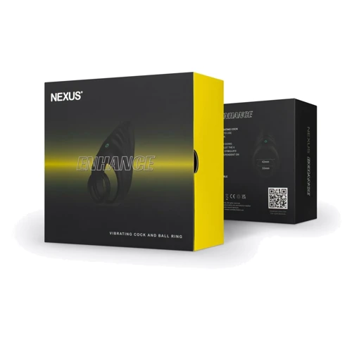Эрекционное виброкольцо Nexus Enhance Vibrating Cock and Ball Ring, двойное: Производитель Nexus