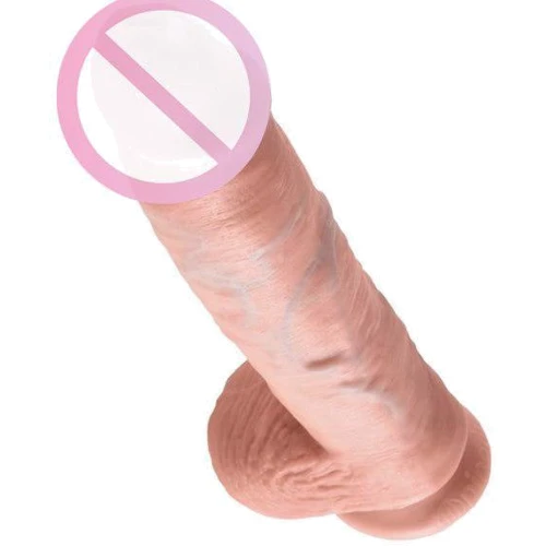 Фаллоимитатор Cock 10 Inch With Balls, 25.4х5.1 см: Наличие вибрации Нет