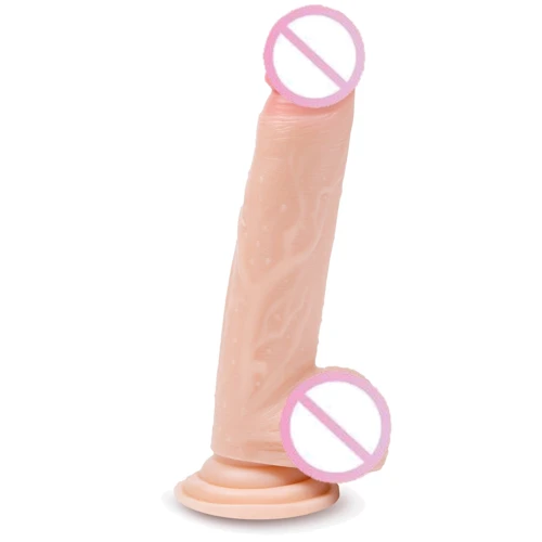Крупный фаллоимитатор на присоске Brazzers, 16,5х4 см
