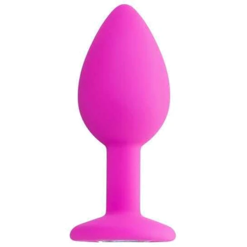 Анальная пробка с кристаллом ToDo by Toyfa Anal Plug Brilliant: Материал Силикон