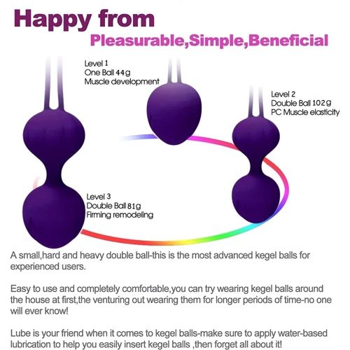Вагинальные шарики Hulamy Kegel Balls фото 10