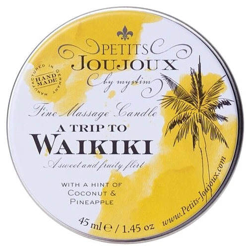 Масажна свечa Mystim Petits Joujoux - Waikiki Beach - Coconut and Pineapple (43 мл): Об'єм, мл 43